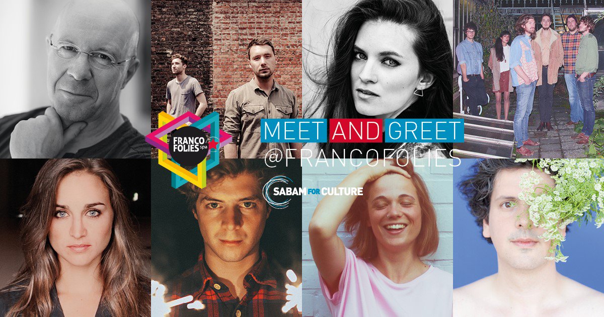 SABAM_Official's tweet photo. Venez rencontrer les artistes belges sur le stand Sabam For Culture aux @francosdespa ! https://t.co/V4qWTdIzg2 https://t.co/WemdcwltzQ