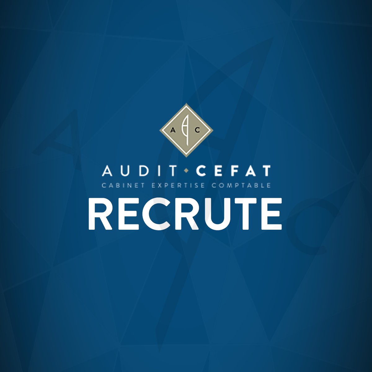 AuditCefat's tweet photo. .@AuditCefat recrute un #expertcomptable salarié en #CDI =>
https://t.co/9dm96eAdMm
Contact : d.condret@cefat.fr  #recrutement  #Emploi #job https://t.co/cOJWdM19fI