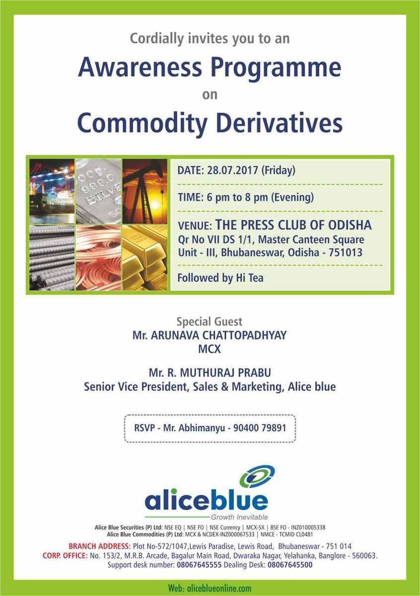 Aliceblue On Twitter Know More About Commodity Derivatives From