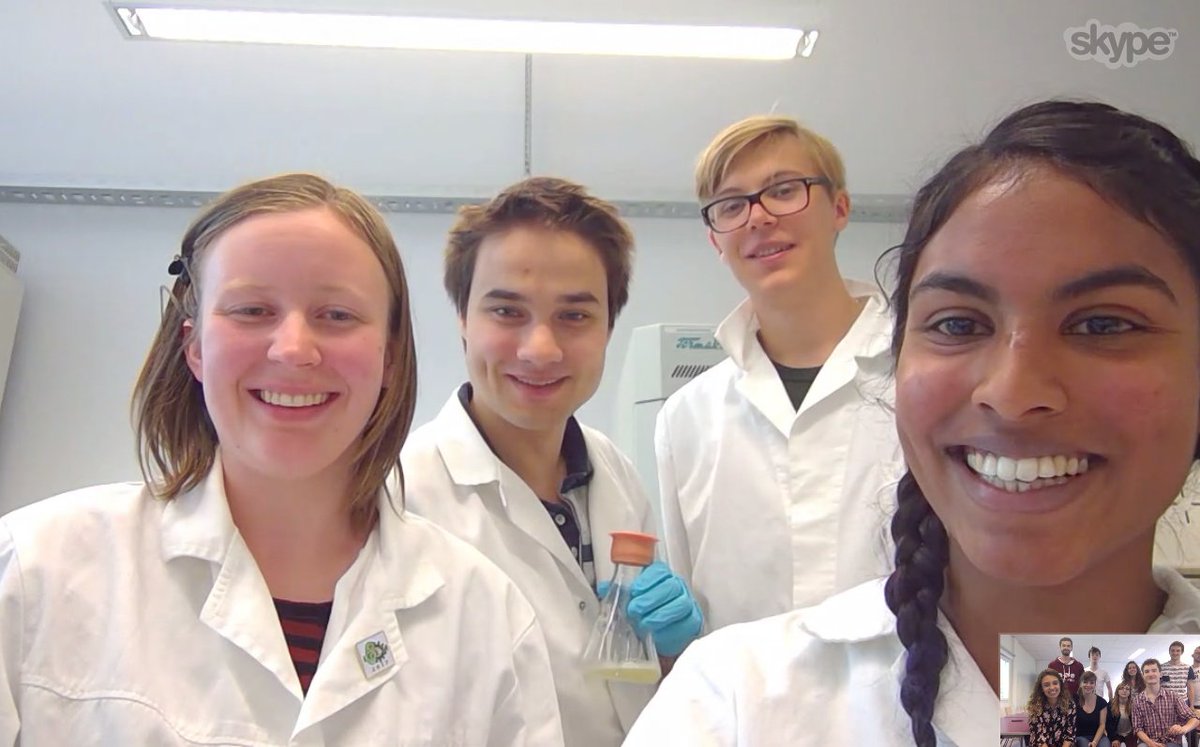iGEM_IONIS's tweet photo. Amazing to meet @NTNUigem, @EdiGEM2017 ! #collaboration #international #iGEM https://t.co/qV9UehJ0vr