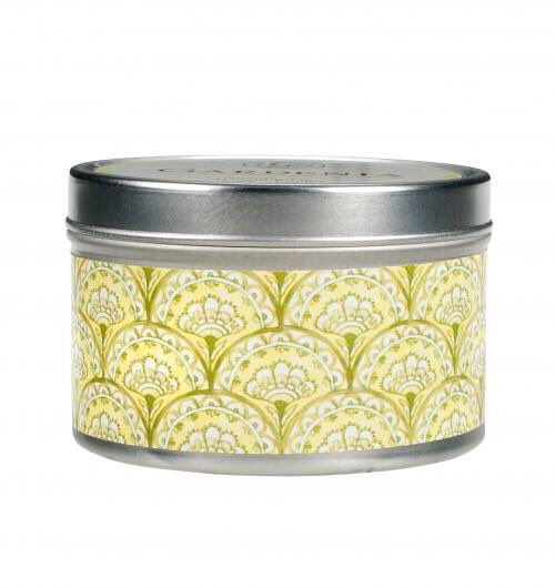 The new Candle Tin from <a href="/GreenleafGB/">Greenleaf Sachets</a> is wrapped with our signature patterns and filled with your favourite #fragrances #greenleaf
