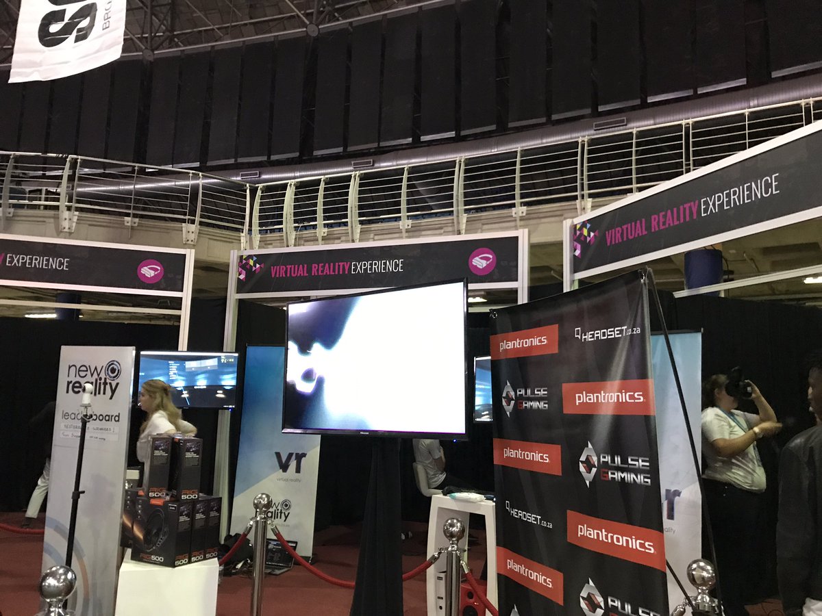 NewReality_SA's tweet photo. Day 2 is on at #Mediatech2017! Come to our stand for your #VR, #MR or #AR experience!! https://t.co/GBkjMiZibK