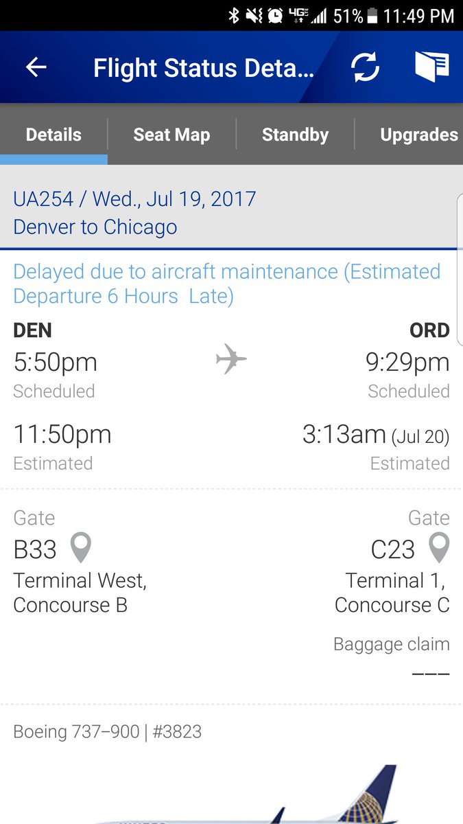 fredksmith's tweet photo. About to be wheels up for the 2nd time on this flight. Props to @united Let's get to @fly2ohare #6HoursDelayed #Straight ToTheGym https://t.co/AcbEcHdo4k