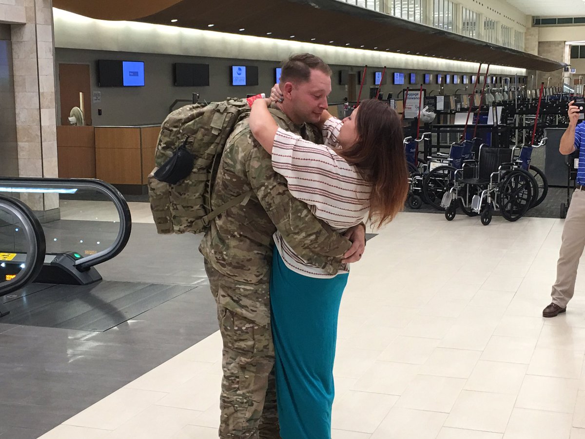 FlagshipSix's tweet photo. Soldiers from #151ESB beginning to return home from deployment in support of @USAfricaCommand .  Great job team!!!  Welcome home!!! https://t.co/cjbBAcMEG2