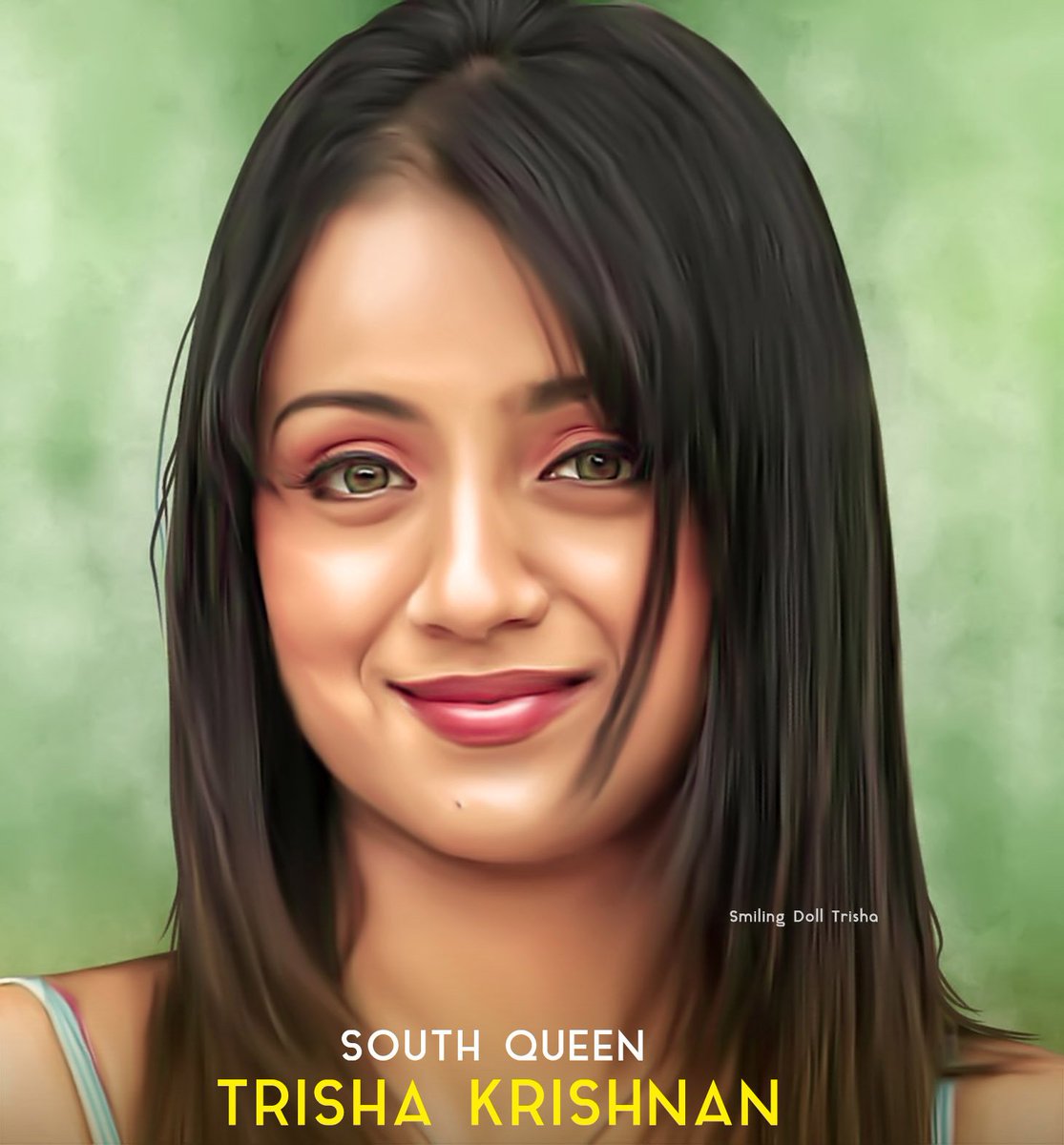 YursSatish's tweet photo. @Trishtrashers ❤️❤️😘 #SouthQueen #TrishaKrishnan  😍
@Ramu_Chilla143 @KISHOR_Tri @aruntrish @NextKingMaker @ActressTrisha https://t.co/sL954d4Js7