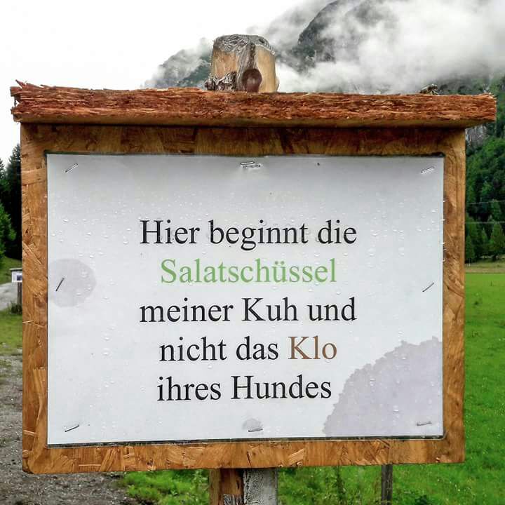 Hinweisschilder vom Land😂😂
