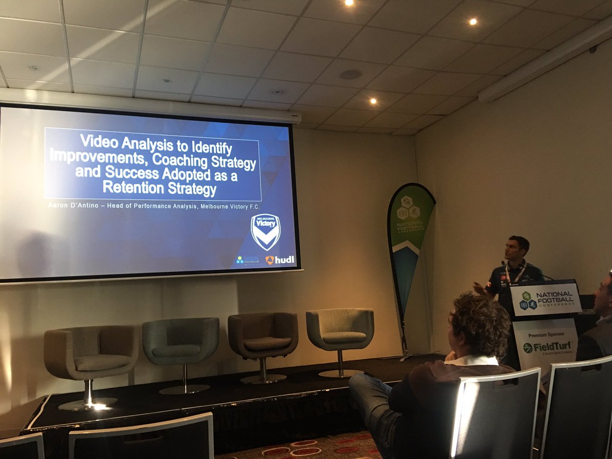 HudlAus's tweet photo. @ABDAntino presenting at this year National Football Conference. Performance analysis from the elite to grassroots! #PerformanceAnalysis https://t.co/8f9OdAKMZI