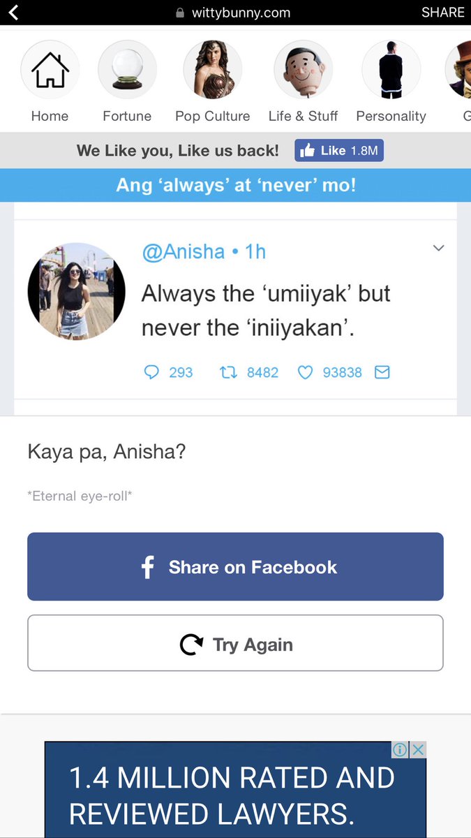 tallanish's tweet photo. witty ba ang nakakasakit ha https://t.co/IrGmk5n2vU