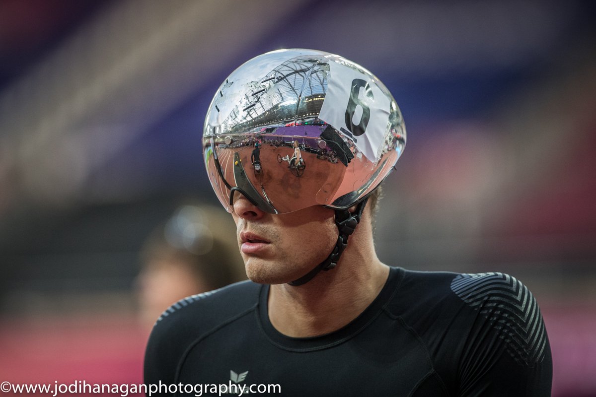 jodihanagan's tweet photo. @MarcelEricHug wins the most #stylishhelmet award @ParaAthletics @C4Paralympics https://t.co/krHZzQwpAa