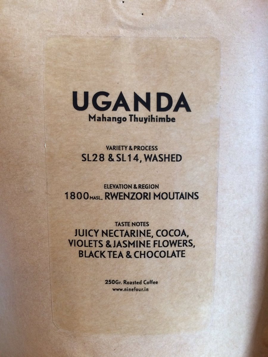 AmoretCoffee's tweet photo. We've only got a limited number of these special guest filter bags in-store. Going fast...! @brygmanden @chemchampa @beanthereat #Coffee https://t.co/Hk9nI7XhNV