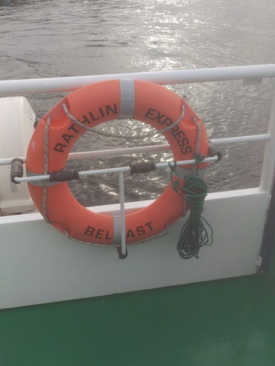 MCCSurveying's tweet photo. Another day another trip to Rathlin. Let's hope it doesn't rain today. https://t.co/AWda8VXLUa