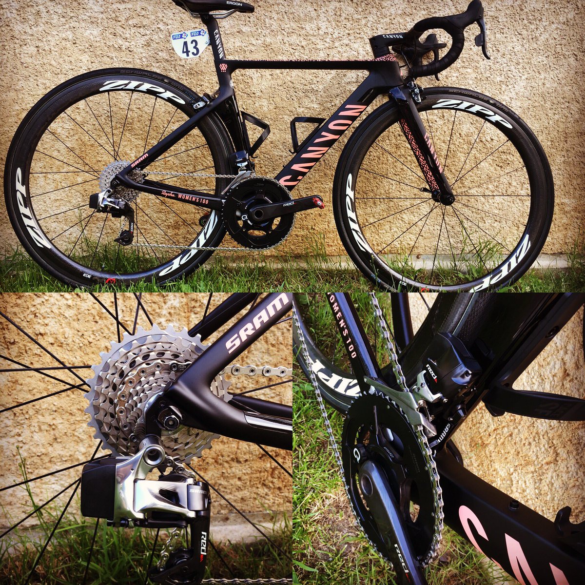 SRAMroad's tweet photo. 11-32 cassette #WiFLi setup for @FERRANDPREVOT's Canyon Aeroad #LaCourse #izoard https://t.co/wwFU9Fo6tY