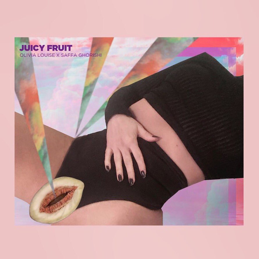 Olivia_LouiseUK's tweet photo. Who wants an EP ? 
Juicy Fruit 🍉 
Tonight 💦
Myself X @SaffaGhorishi 
Miss papaya - @martinaluvshiro on the artwork 🍒 https://t.co/2pYTavCr4M