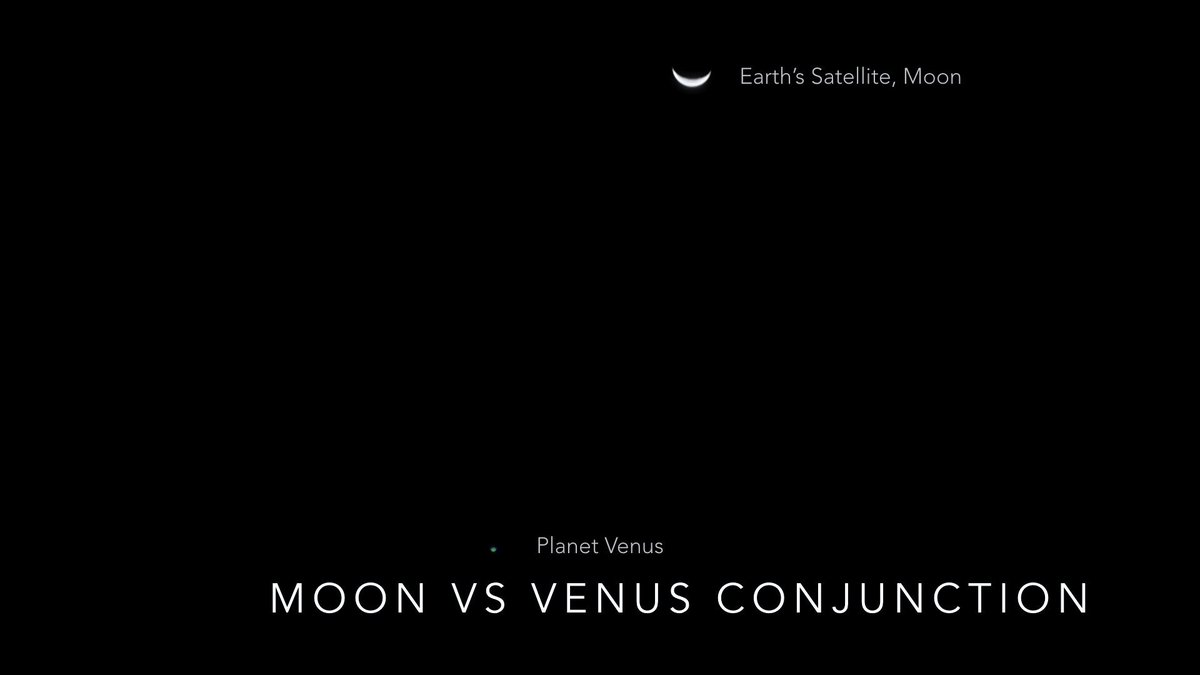 nazame's tweet photo. Moon VS Venus Conjunction at DAWN!, fm #JOHOR with Lots of 💛💚💙💜💖

#moon #moonconjunctvenus #waningcrescent #dawn #VENUS https://t.co/BwRV7ztlHu