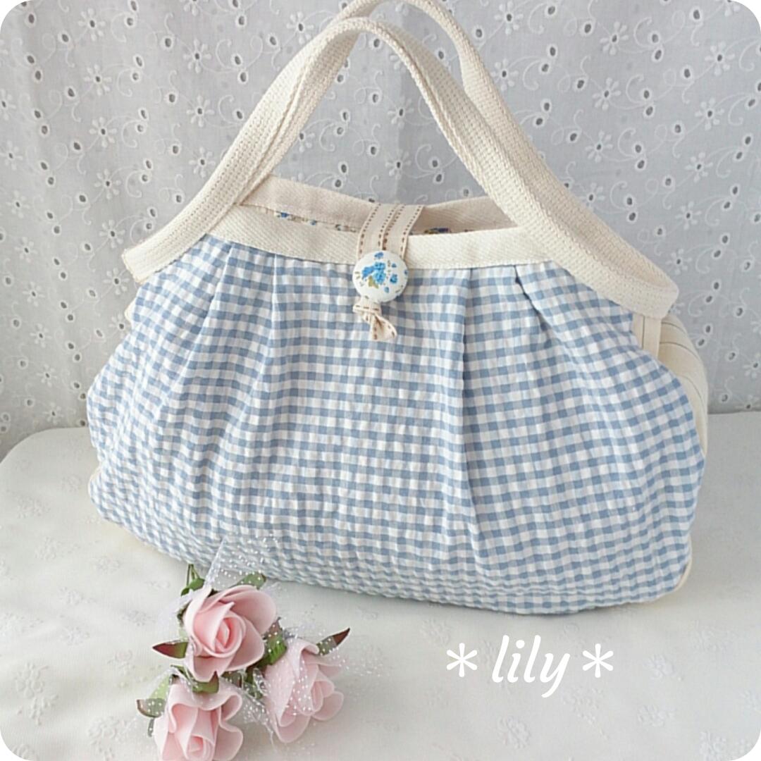https://t.co/NaT2GbYloU #minne夏の新作デー リップル生地の空色チェック柄グラニーバッグです☺涼しげな雰囲気に仕上げました🎵  #グラニーバッグ #ハンドメイド #ハンドメイドバッグ #手作りバッグ #手作り #空色 #チェック柄 #リップル生地