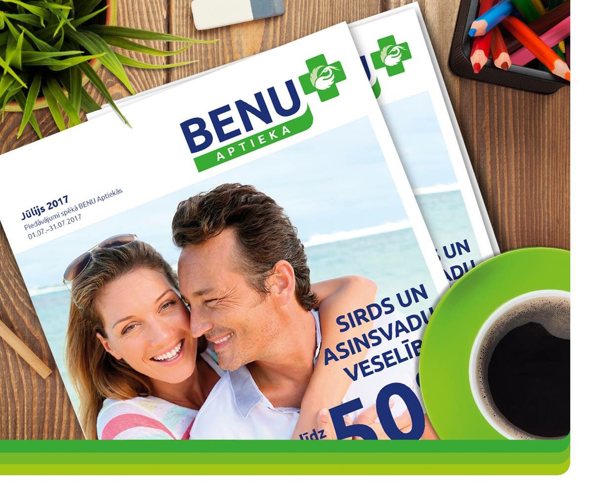 Jūlijā mūsu aptiekās izdevīgi piedāvājumi sirds un asinsvadu veselībai! Visus jūlija piedāvājumus meklējiet mūsu ikmēneša avīzē aptiekās!