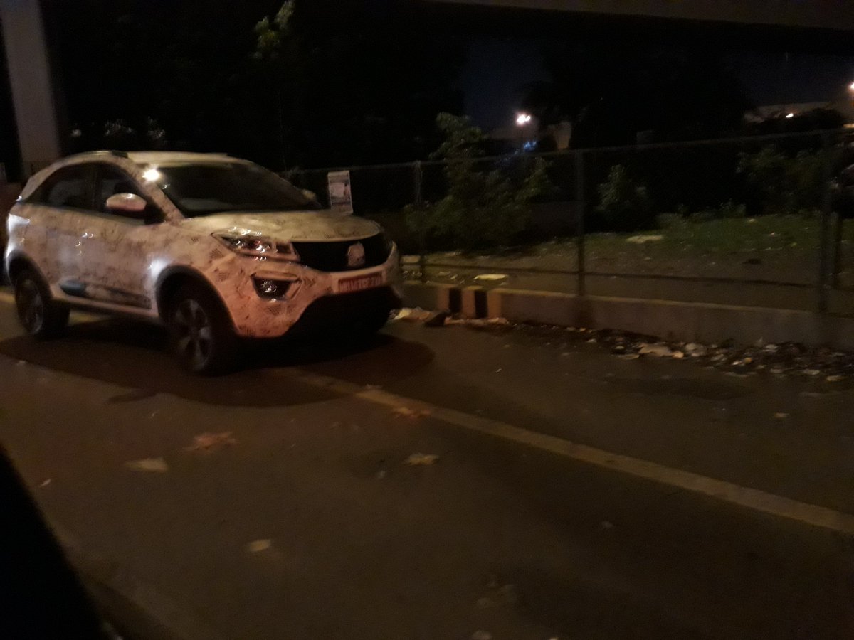 R8Nishanth's tweet photo. possibly TATA NEXON spotted just outside TML factory. #Tatamotors #tatanexon #Pune #mulecar https://t.co/QzN2vJDKIY