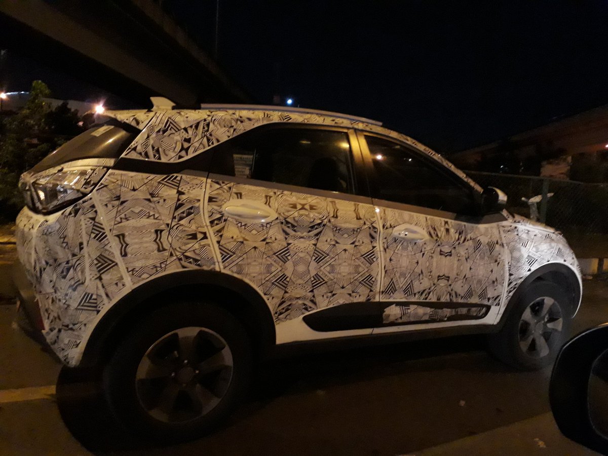 R8Nishanth's tweet photo. possibly TATA NEXON spotted just outside TML factory. #Tatamotors #tatanexon #Pune #mulecar https://t.co/QzN2vJDKIY
