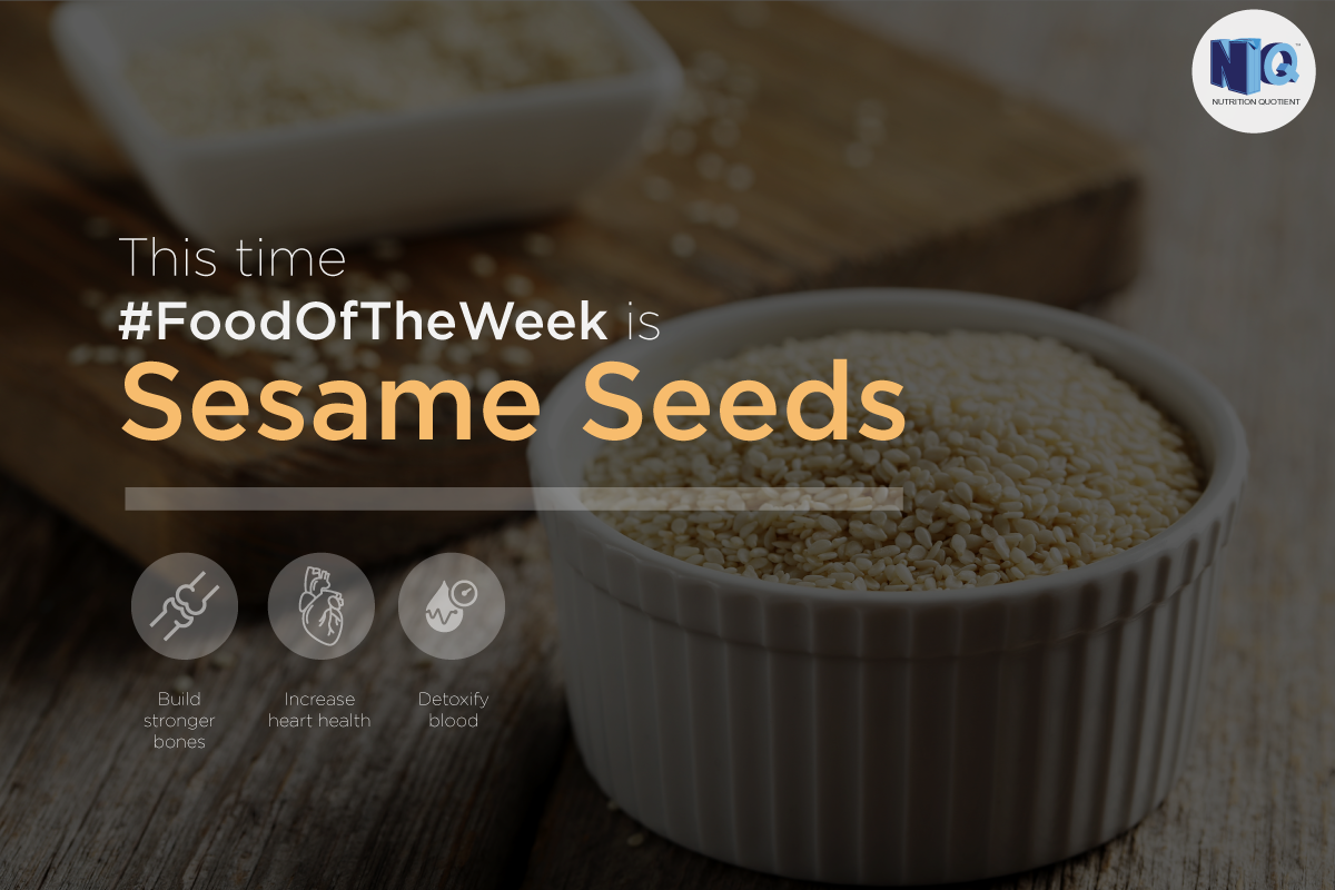 NQIndia's tweet photo. Sesame seeds are power-packed with natural oils, minerals and vitamins and often get overlooked. No more! #FoodOfTheWeek https://t.co/4i9i1XRAe9