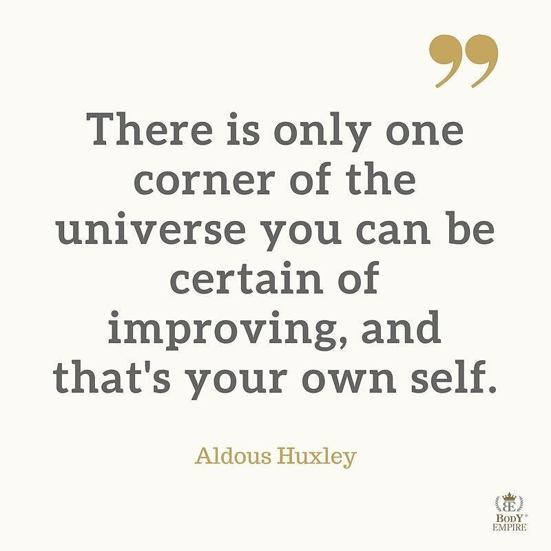 BodyEmpire_UK's tweet photo. #motivation #quote
There is only one corner of the universe you can be certain of improving, and that's your own self.
#BodyEmpire #bodyem⦠https://t.co/mcPvNsVb1e