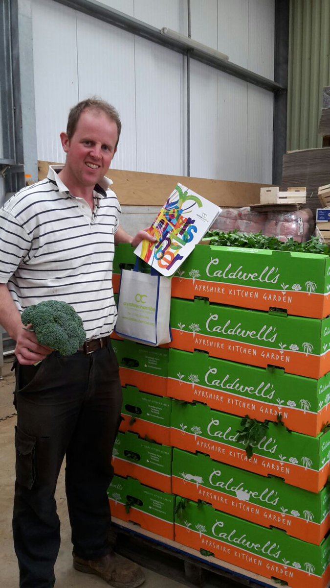 AyrshireChamber's tweet photo. Good to catch up with @CaldwellGordon of GC Growers down in Turnberry yesterday. The broccoli looked delicious #WellConnected https://t.co/dRD4uGkNKF