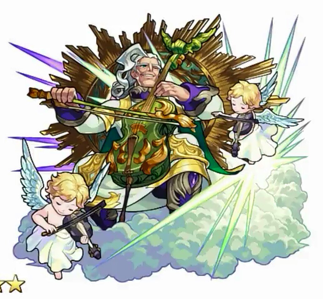 なんかバッハ獣神化のイラスト劣化しましたね...前の方が神々しかった... 