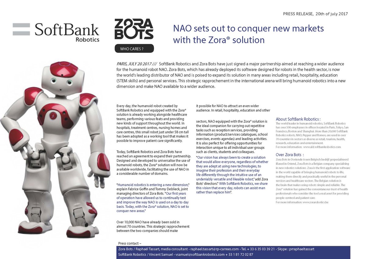Robots can perform simple tasks