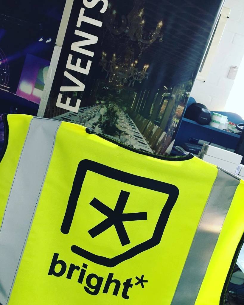 BrightProdServ's tweet photo. Keep an eye out for us in our new hi vis! #production #events #tech #specialist #live #installation #hire https://t.co/72akCxXHBg
