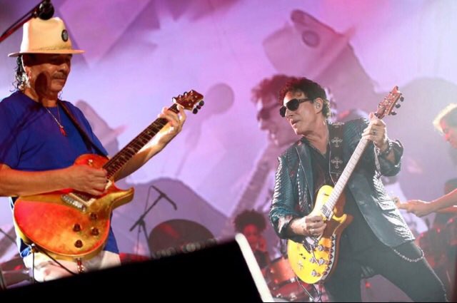 Want to wish Carlos Santana a Very Happy 70th Birthday! We will celebrate when we get home. We love you N&M   