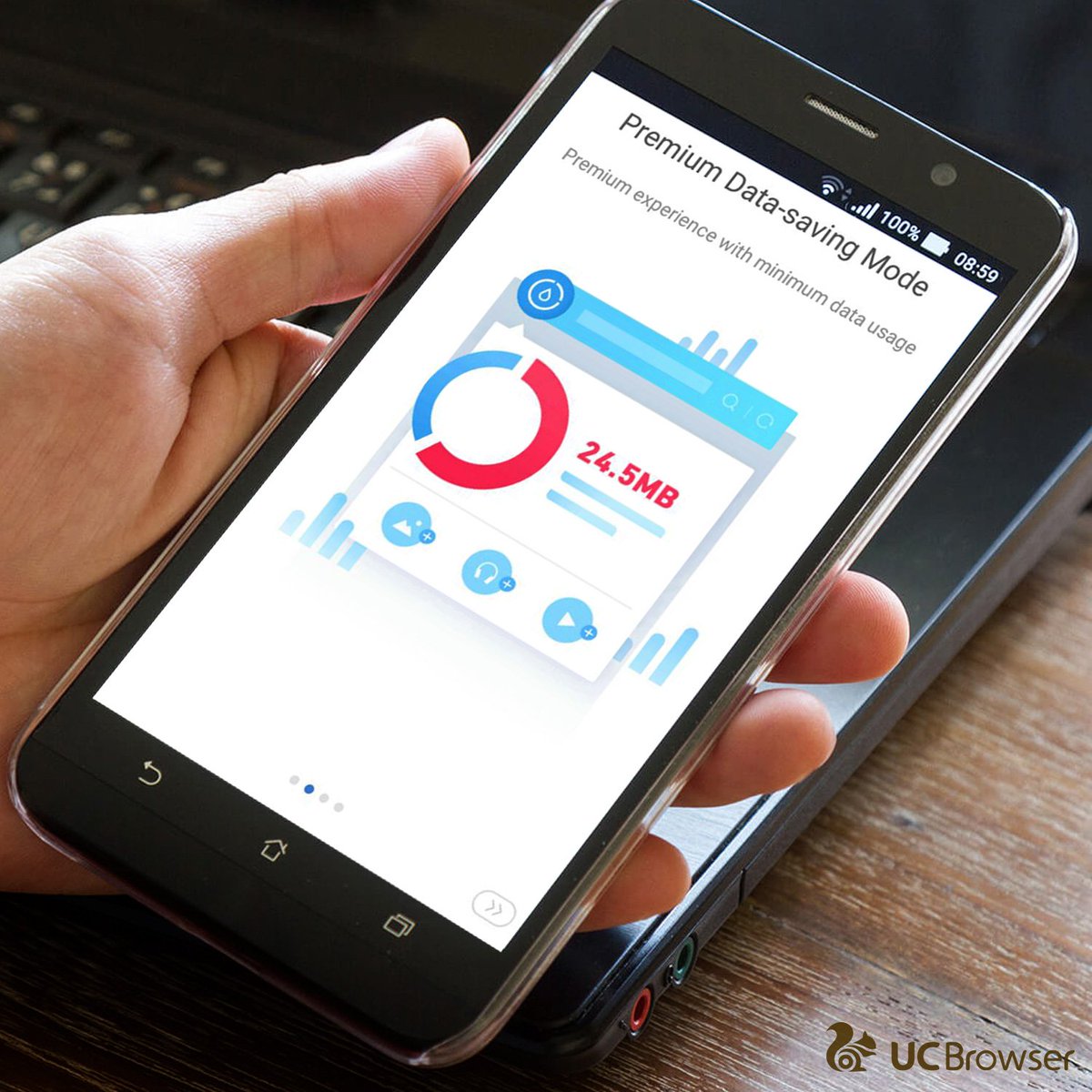 UCBrowserIndo's tweet photo. Coba cek deh, seberapa hemat kamu gunakan paket data per hari ini? Cuma UC Browser nih yang bisa kaya gini #SeputarUCBrowser https://t.co/r1GmkzZADc
