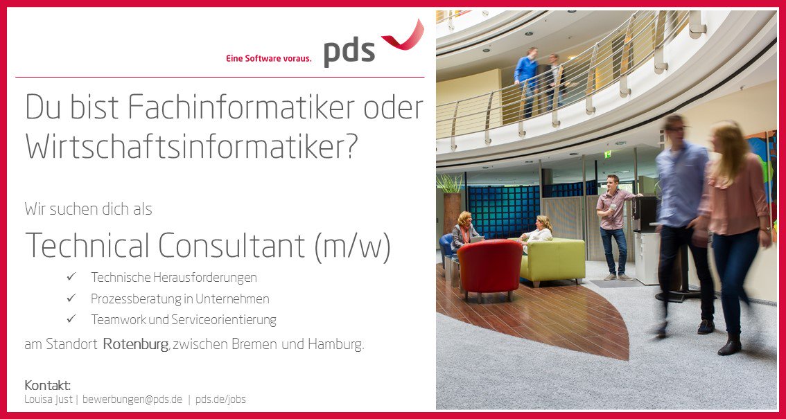 pds_GmbH's tweet photo. Interesse? Mehr Infos gibts hier 👉 https://t.co/mfLA4mMUBs #Jobs #Consultant #pdssoftware #handwerkersoftware https://t.co/nfwbwYdhR0