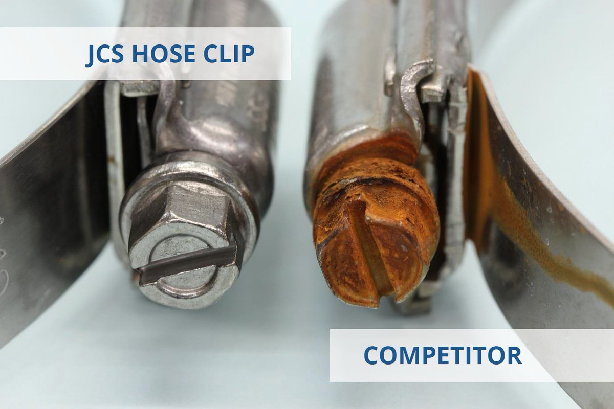 JCS_Hi_Torque's tweet photo. How do you know your #HoseClip will last the test of time? - https://t.co/HMVO05XLN8
#UKmanufacturing #Marine #engineering #UKmfg https://t.co/muI1UaKcOM