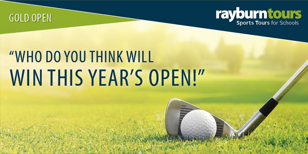 RayburnSports's tweet photo. The 2017 Open Championship is about to begin... #2017Open https://t.co/zuKJThIRgA