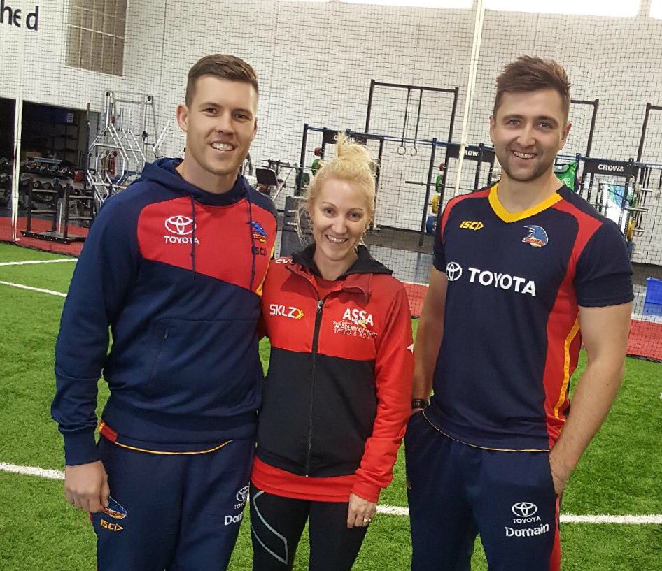 SpeedyRanell's tweet image. Great way to spend an afternoon discussing all things multidirectional &amp;amp; linear speed in AFL @Adelaide_FC with @BradNewton18 &amp;amp; @matt_hass1