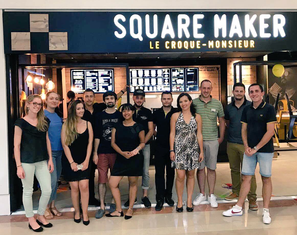 GermainFnr's tweet photo. Inauguration hier avec @pourinfo du tout nouveau @squaremaker13 à #PlacedArc👌🏼Le roi du croque-monsieur est ENFIN sur #Orléans😍🍴#SquareMaker https://t.co/ThkcpgFG4S