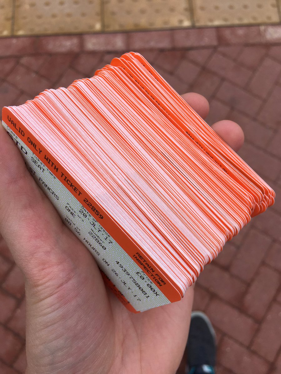 Orchestras4All's tweet image. All aboard! Train tickets ready for our 100 #NOFA members to get to @UniversityLeeds for Summer Course 2017 #ninedaystogo #dontbelate