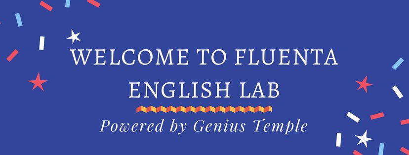 FluentaEnglish's tweet image. Welcome to Fluenta English Lab.
Powered by Genius Temple 
#GeniusTemple
#learnEnglishonline #englishSoftware #OnlineEnglishVideo