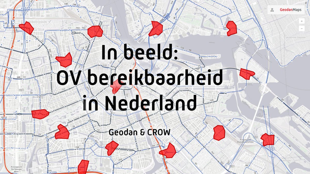 GeodanNL's tweet photo. De juiste beslissingen nemen over wat de beste locatie voor een halte is? Dan heb je specifieke informatie nodig https://t.co/U2CiPTncuy #OV https://t.co/fsCDHDcOok