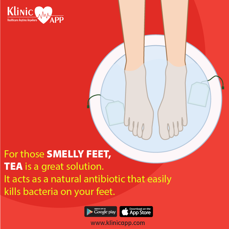 klinicapp's tweet photo. Smelly feet? Follow our advice. #klinicapp #healthylife #bookyourtest #bloodtest https://t.co/Q2gGydl8UY