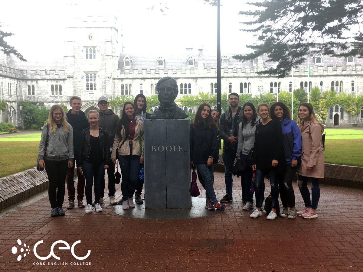 CorkEnglishColl's tweet photo. A lovely group of students during our @UCC Tour! Did you enjoy the visit guys? #MySummerInCEC #CorkEnglishCollege https://t.co/urdPtdR5zo
