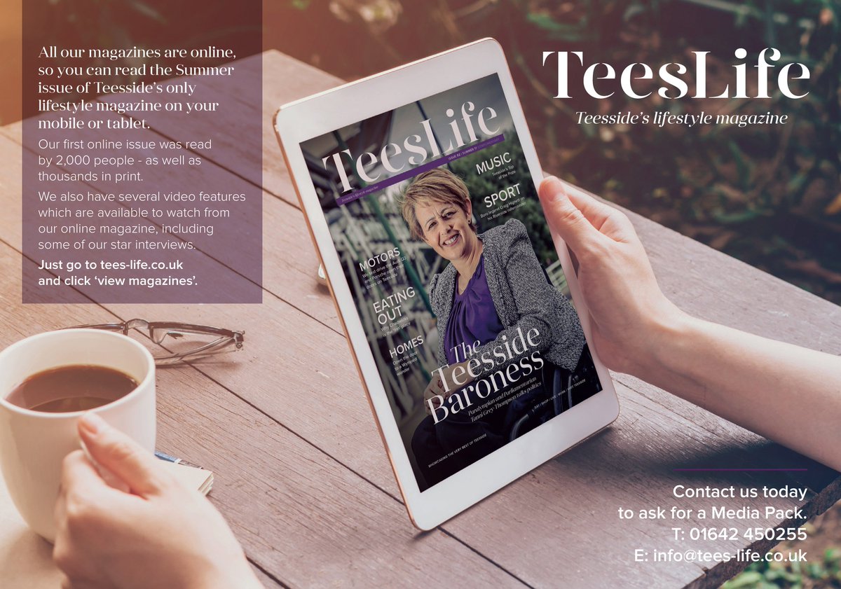Tees_Business's tweet photo. Summer issue of Tees Life now online! https://t.co/oHMWYN5GMg https://t.co/OzyrpFJTUQ