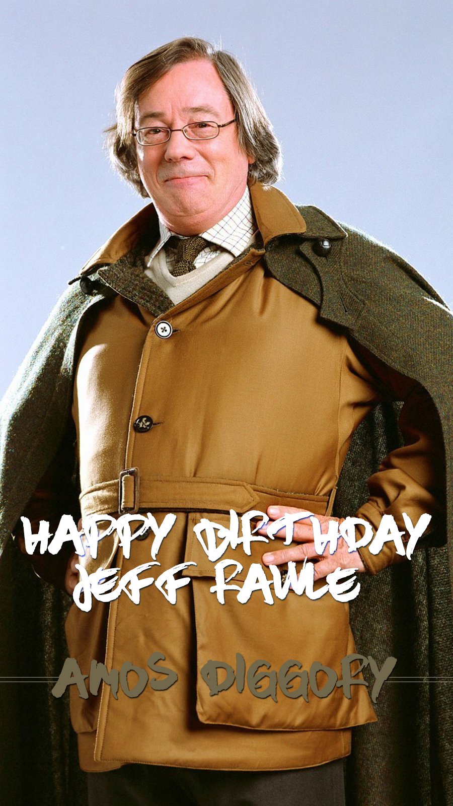 Happy Birthday, Jeff Rawle! He played Amos Diggory in Harry Potter and the Goblet of Fire. 