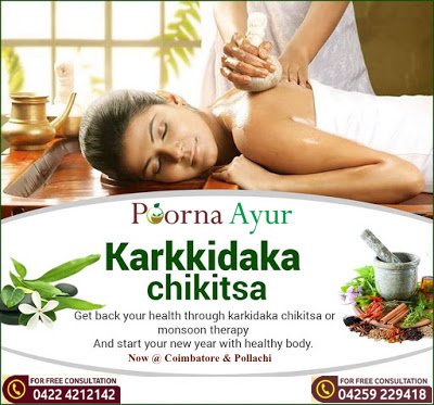 poornaayur's tweet photo. Monsoon is the #timeforwellness and #KarkidakaChikitsa #holisticqualities are customised in its best choice for you @poornaayur https://t.co/wOzX5yPgqS