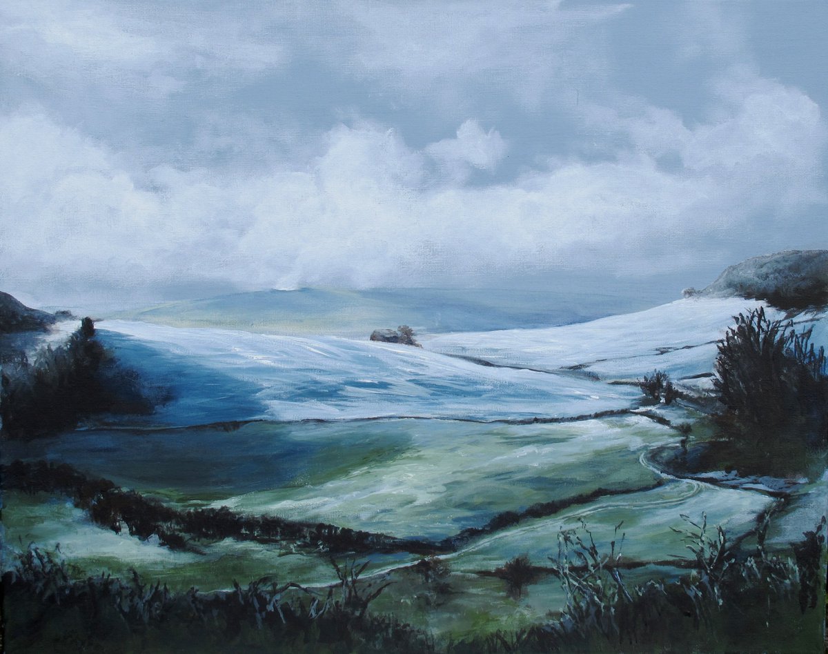 AppleStoreGall's tweet photo. HACS exhibition #AppleStoreGall ends this Saturday, 22nd July. Try not to miss it! #landscapes #paintings #herefordshire https://t.co/zrqiGIlgY8