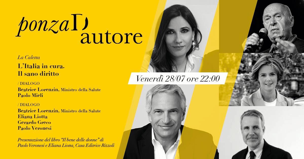 Il 28 #ilbenedelledonne alla bella rassegna #ponzadautore con <a href="/BeaLorenzin/">Beatrice Lorenzin</a> <a href="/paolomieli/">paolo mieli</a> <a href="/gerrygreco/">Metropolis</a> #paoloveronesi