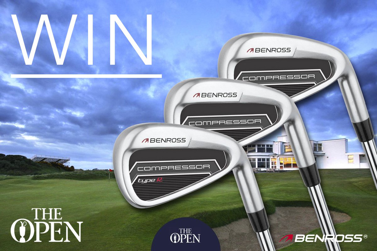 🎉 #TheOpen #Competition 🎉 - Retweet and follow <a href="/benrossgolf/">Benross Golf</a> for your chance to #win a set of HTX Compressor Type R irons! 🤞🏌️