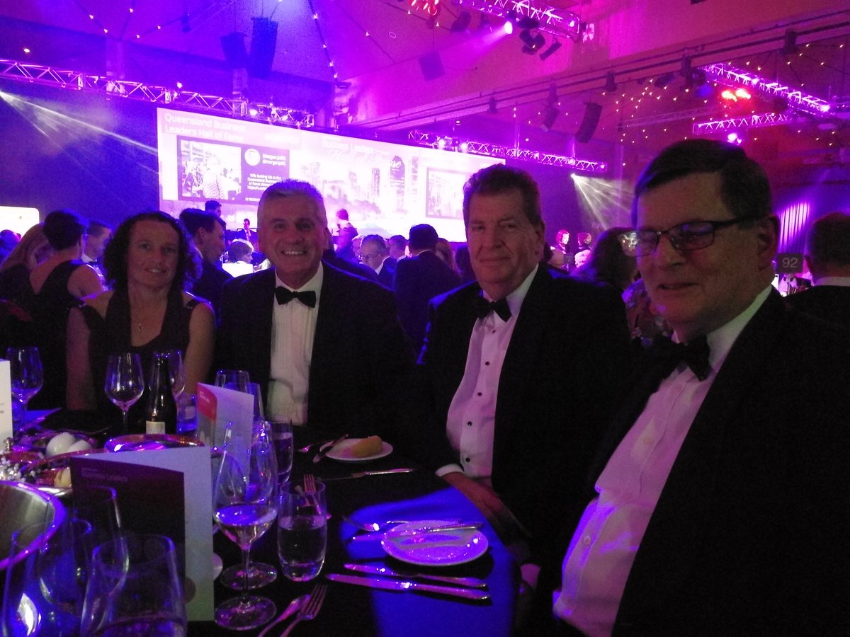 QUT school of accountancy and the accounting for social change research group enjoying the #QBLHOF