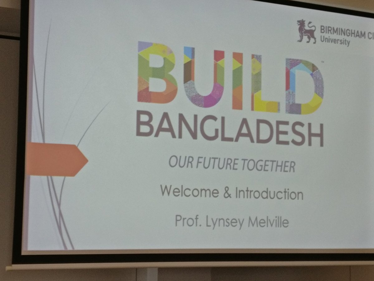 Excited to be part of the #buildbangladesh workshop. @bcucebe @MyBCU