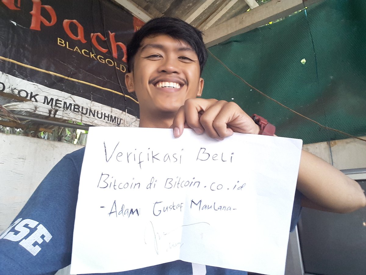 verifikasi foto bitcoin