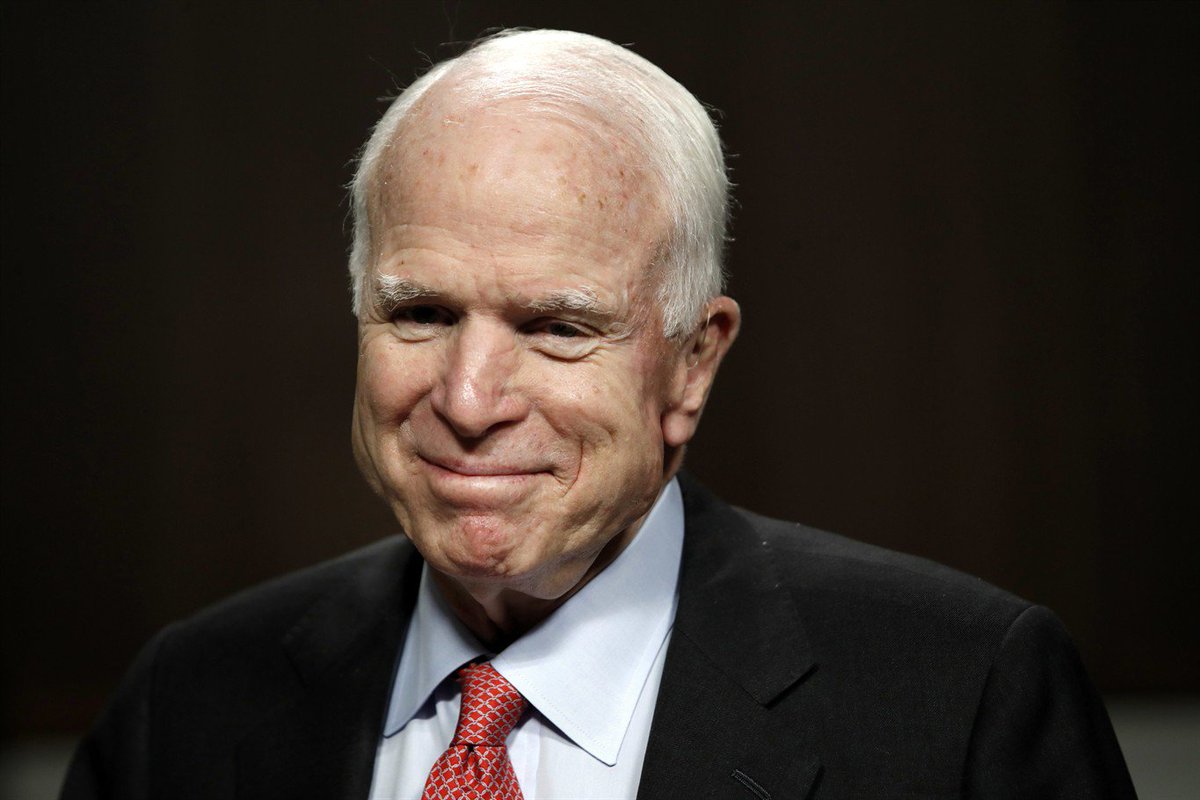 Doctors: Sen. John McCain has brain tumour:   bit.ly/2vma4Ze https://t.co/Kv9GaXlzjV